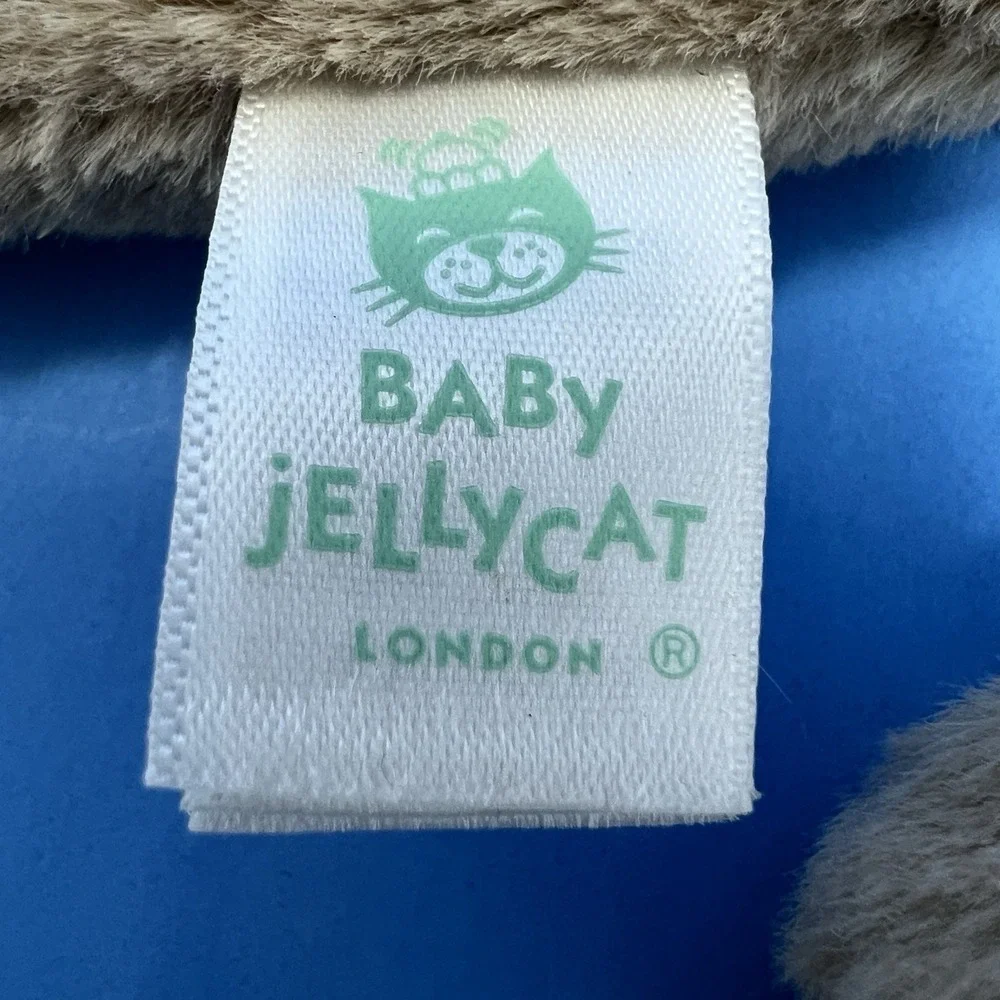 Jellycat Baby‎ Bunny Lovey Tan Plush Security Blanket Soft Stuffed Animal Toy